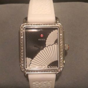 Michele Watch with Crystals/Diamonds Brand New